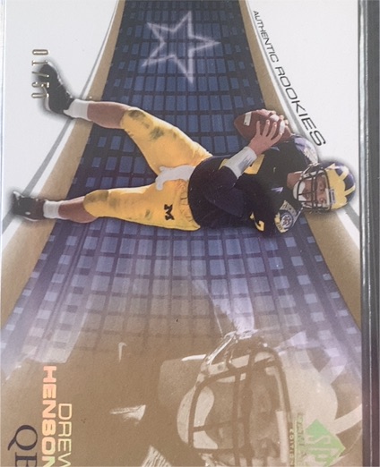 2004 SP Game Used #Q1 Drew Henson — front