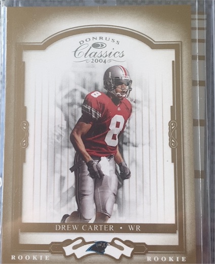 2004 Donruss Classics Drew Carter Rookie Card — front