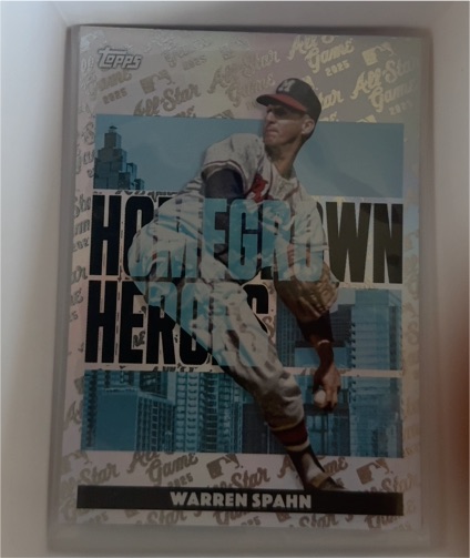 2025 Topps All-Star Game #HH-22 Warren Spahn Homegrown Heroes — front
