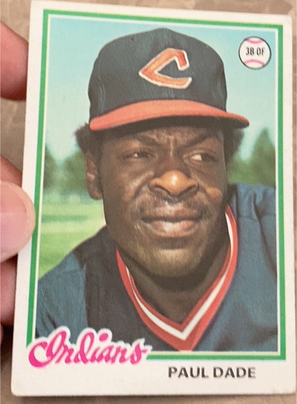 1978 Topps #662 Paul Dade — front