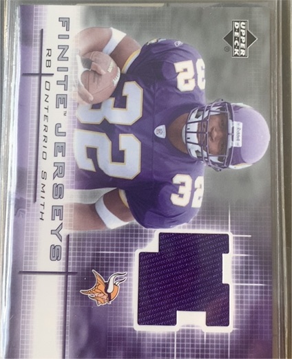 2003 Upper Deck Finite Jerseys #FJ-OS Onterrio Smith — front