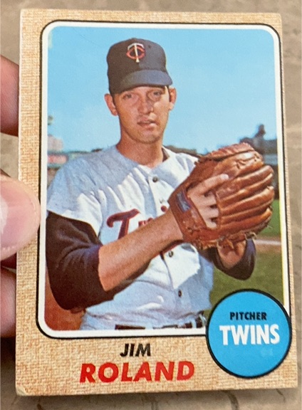 1968 Topps #276 Jim Roland — front