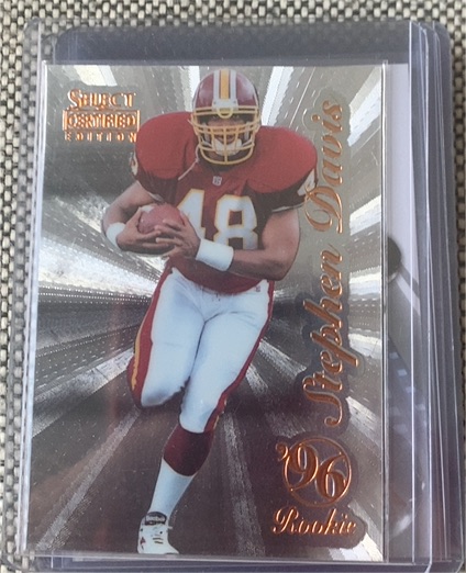 1996 Select Certified Edition #92 Stephen Davis Rookie — front