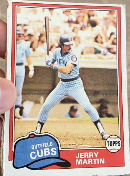 1981 Topps #103 Jerry Martin — front