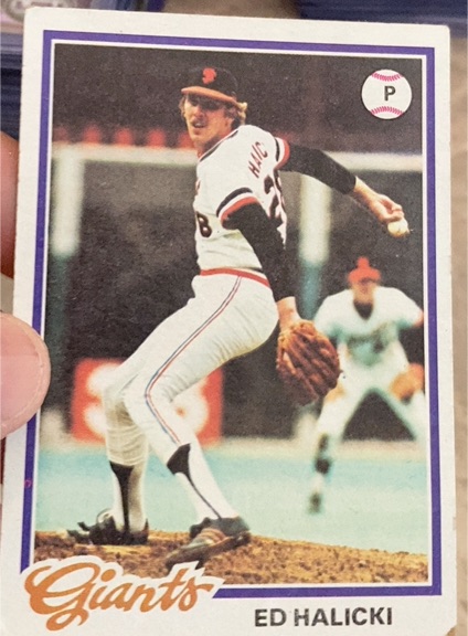 1978 Topps #107 Ed Halicki — front
