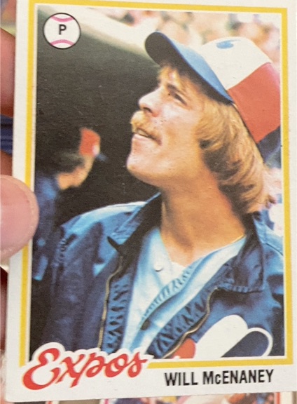 1978 Topps #603 Will McEnaney — front