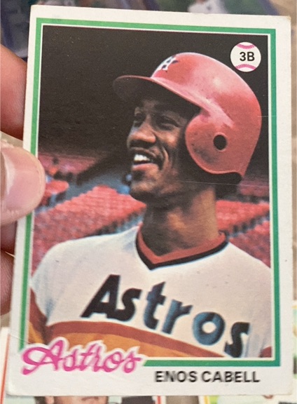 1978 Topps #132 Enos Cabell — front