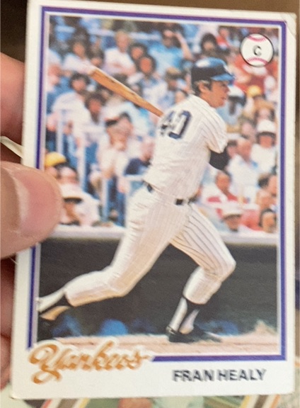 1978 Topps #582 Fran Healy — front