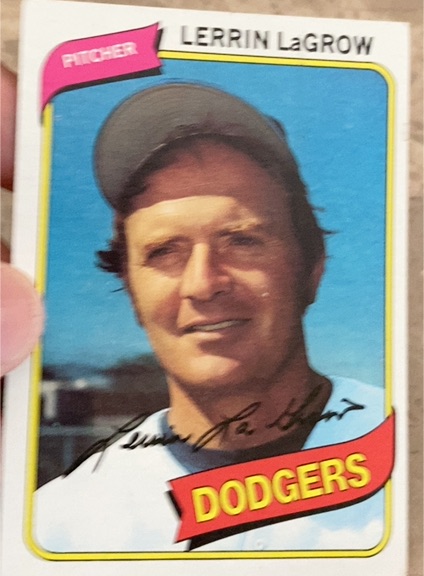 1980 Topps #624 Lerrin LaGrow — front