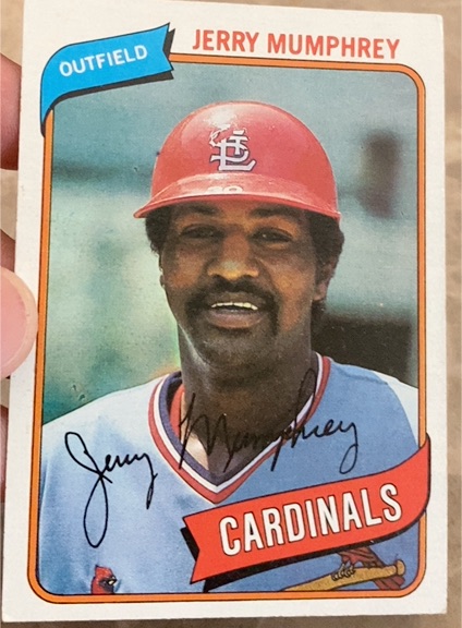 1980 Topps #378 Jerry Mumphrey — front