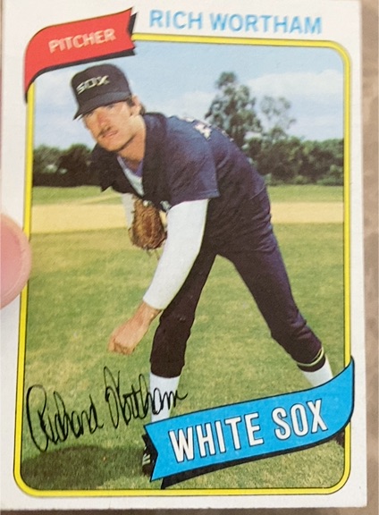 1980 Topps #502 Rich Wortham — front