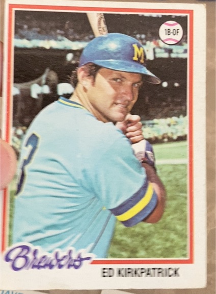 1978 Topps #77 Ed Kirkpatrick — front