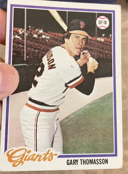1978 Topps #648 Gary Thomasson — front