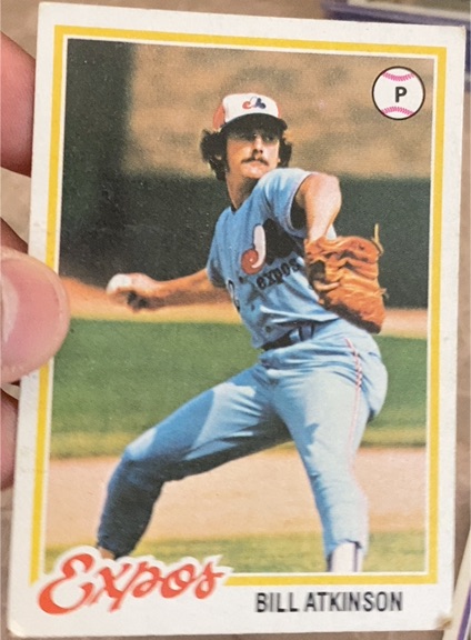 1978 Topps #43 Bill Atkinson — front