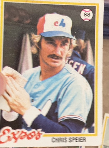 1978 Topps #221 Chris Speier — front