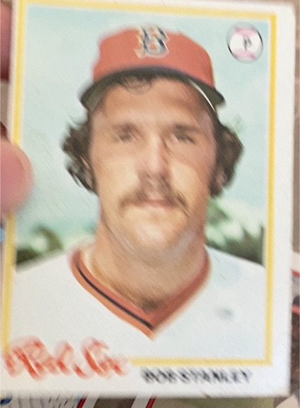 1978 Topps #186 Bob Stanley — front