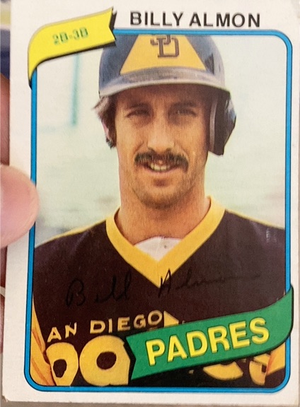1980 Topps #436 Billy Almon — front