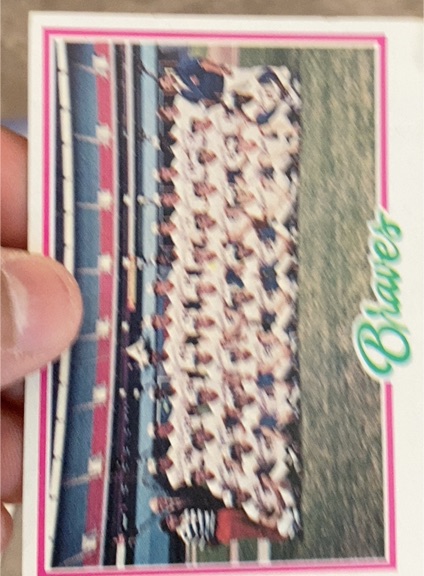 1978 Topps #551 Atlanta Braves Team — front