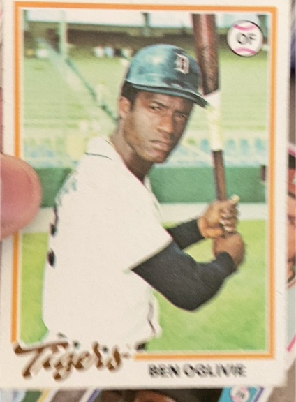 1978 Topps #286 Ben Oglivie Detroit Tigers — front