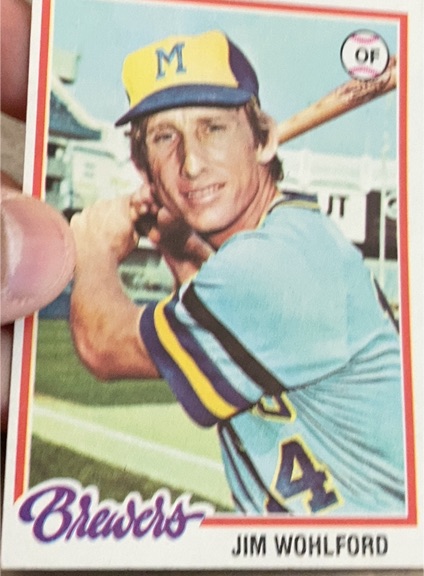 1978 Topps #376 Jim Wohlford — front
