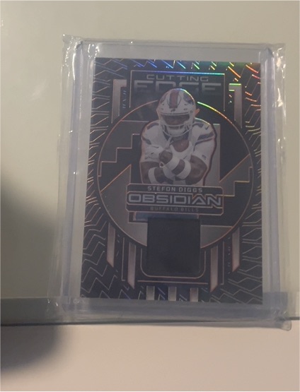 2023 Panini Obsidian #Cutting Edge Stefon Diggs — front