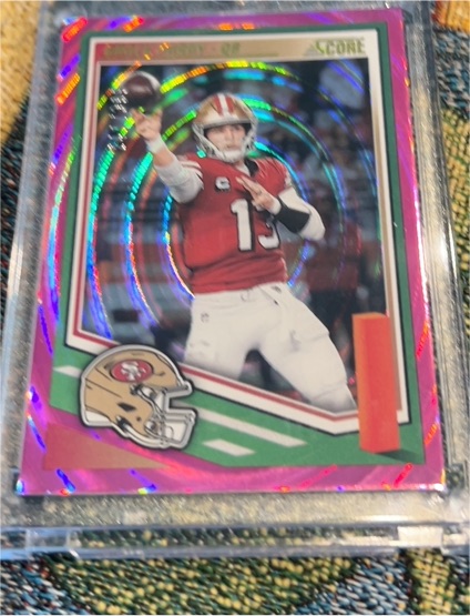 2025 Panini Score #320 Brock Purdy — front