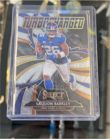 2020 Panini Select Turbocharged #T10 Saquon Barkley — front