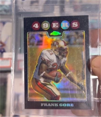 2008 Topps Chrome #TC49 Frank Gore — front