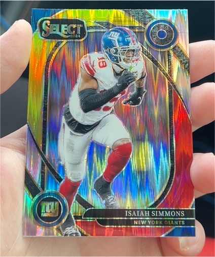 2024 Panini Select Club Level #261 Isaiah Simmons — front