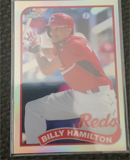 2014 Topps Chrome '89 Chrome #89TC-BH Billy Hamilton — front