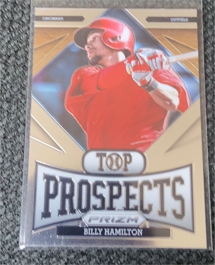 2013 Panini Prizm Top Prospects #TP7 Billy Hamilton — front