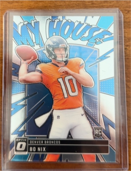 2024 Panini Donruss Optic #10 Bo Nix My House Rookie — front