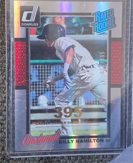 2014 Donruss #32 Billy Hamilton — front