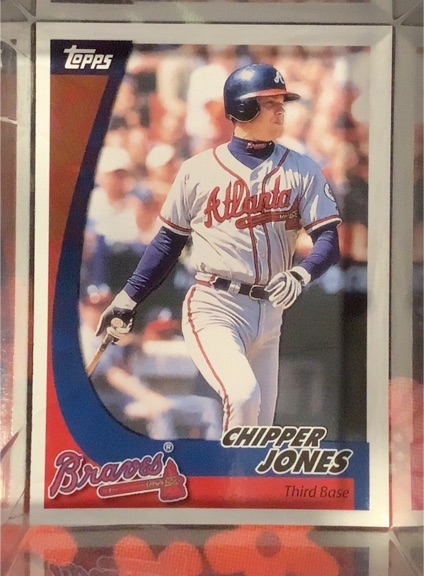2002 Topps Post Cereal #12 Chipper Jones — front
