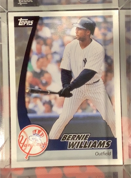 2002 Topps Post #3 Bernie Williams — front