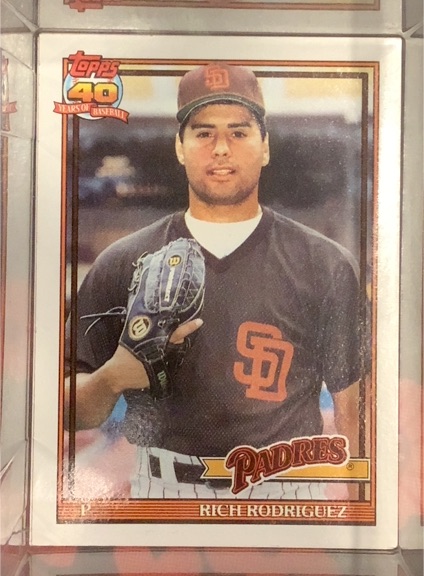 1991 Topps #573 Rich Rodriguez — front