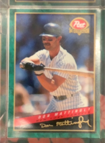 1994 Post Cereal #2 Don Mattingly — front