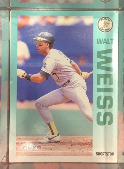 1992 Fleer #270 Walt Weiss — front