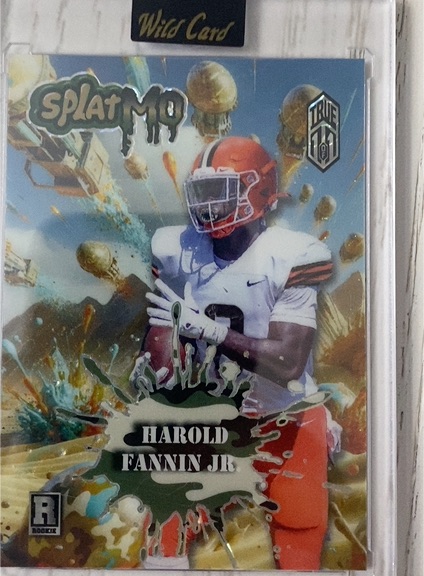 2025 Wild Card True 1/1 Splat Mo Harold Fannin Jr — front