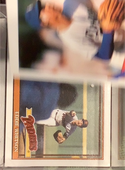 1991 Topps #481 Eddie Whitson San Diego Padres — front