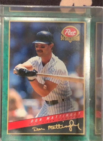 1994 Post Collection #2 Don Mattingly — front