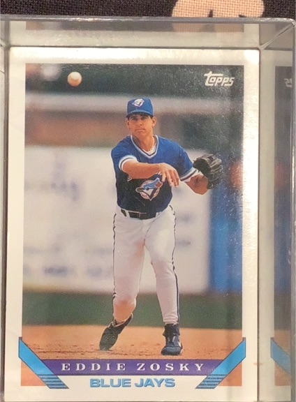 1993 Topps #601 Eddie Zosky — front