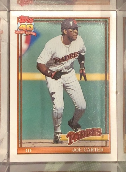 1991 Topps #120 Joe Carter — front