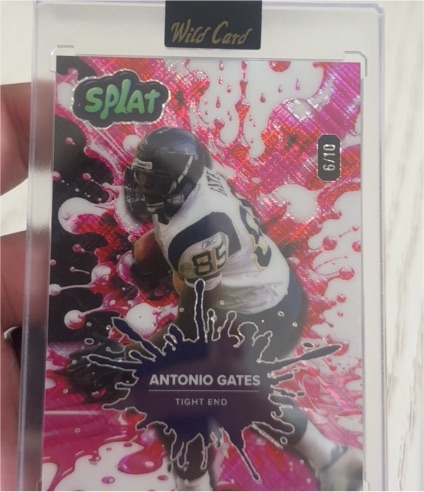 2025 Wild Card Splat #6/10 Antonio Gates — front