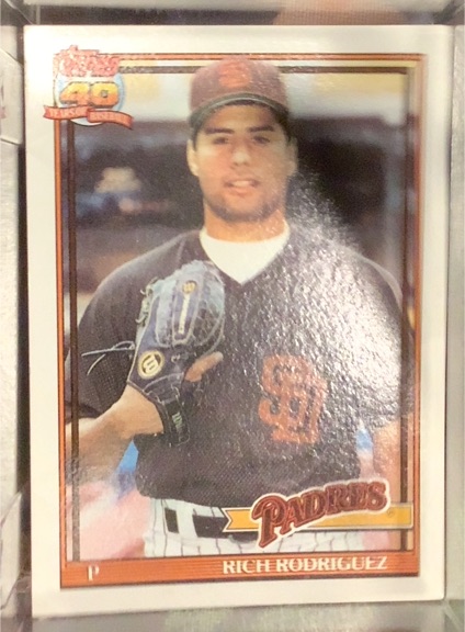 1991 Topps #573 Rich Rodriguez — front