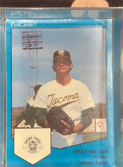 1989 ProCards Minor League Bruce Walton — front