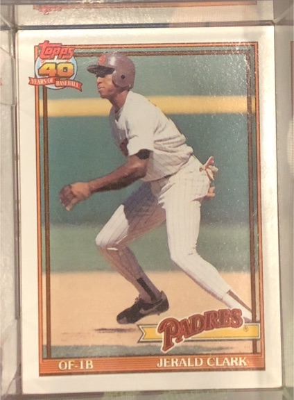 1991 Topps #513 Jerald Clark — front