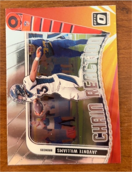 2024 Panini Donruss Optic #9 Javonte Williams Chain Reaction — front
