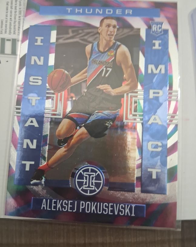 2020-21 Panini Illusions #22 Aleksej Pokusevski Instant Impact Rookie — front