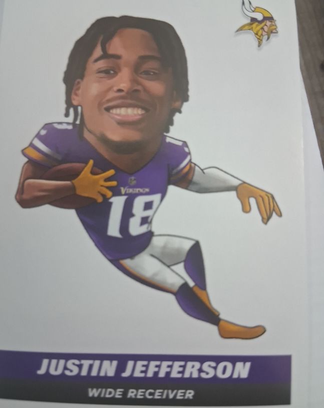 2021 Panini NFL Sticker & Card Collection #281 Justin Jefferson — front